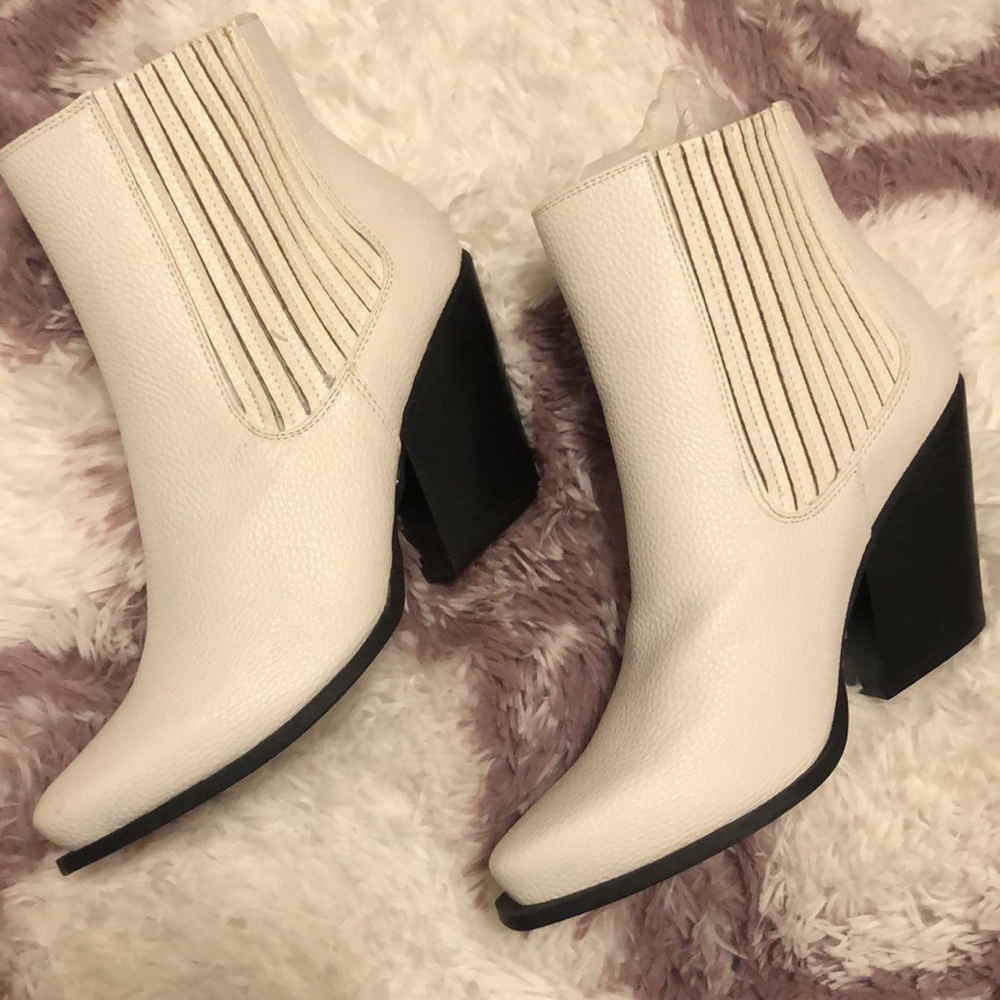 Misguided heeled boot